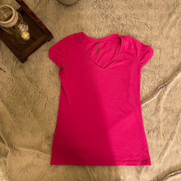 Fuschia cotton tee - Picture 1 of 1